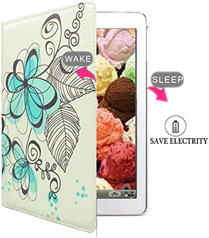 Case for iPad Air 1st Generation Models A1474 A1475A1476 360 Rotating Stand with Wake Up/Sleep Function Also for iPad 6th 5th Air2nd Generation 9....