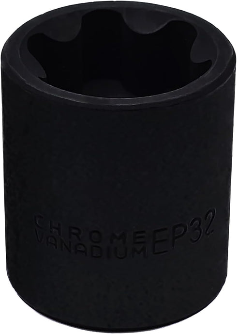 EP Socket EP32, 1/2” drive Female External E-Torx Plus Socket, High Deformation Prevention Puller Tool...