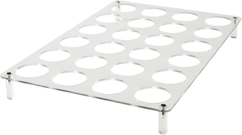 K-Cup Holder Drawer for 24 Coffee Pods Storage, Acrylic K Cup Organize for Drawer or Countertop Storage, Clear K-Cup Organizer Tray for Office & K...