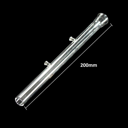 Ailindany 200mm Fish Feeder Tube Aquarium Clear Glass Feeder Tube for Fish Tank Shrimp Feeding with 2pcs Suction Cups...