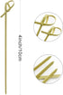 BLUE TOP Bamboo Cocktail Picks 200 PCS Bamboo Skewers 4 Inch with Looped Knot, Food Picks,Party Toothpicks for Appetizers,Cocktail Drinks,Barbecue...