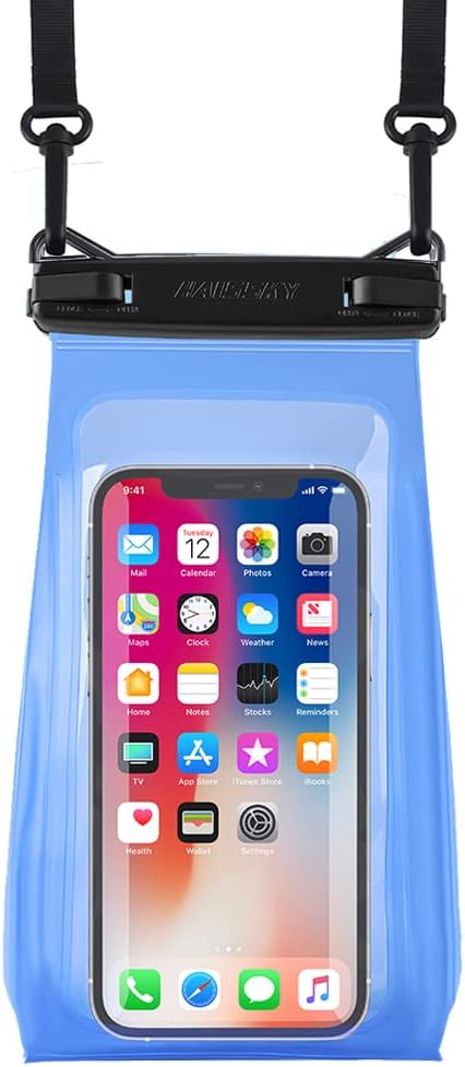 Large Capacity Waterproof Phone Pouch Floating, Waterproof Bag Case for iPhone 15 14 13 12 11 Pro Max X XR 8 Plus Samsung Up to 6.9'', IPX8 Water ...