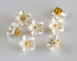 Flower Buttons for Sewing Plastic Craft Button 13mm(0.52 Inch) Pearl White Yellow 3 Colors Mix Pack of 30pcs...