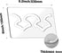 Free Motion Quilting Rulers and Templates Set Quilting Templates for Machine Quilting Quilting Supplies Quilting Design with Non-Slip Grips (Fan-S...