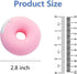 Candy Color Tape Dispenser, Small Cute Donut-Shaped Tape Organizer Desk for Home Office or School Supply (2Pcs Round)...