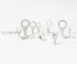 280 Pcs AWG 22-16 16-14 12-10 Ring Fork Terminals Tinned Copper Non-Insulated Electrical Wire Connectors Assortment Kit...
