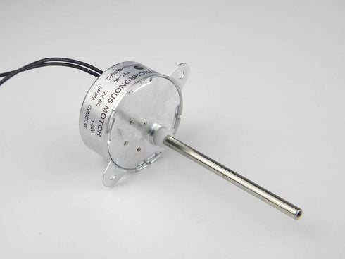 CHANCS Small Synchronous Motor TYC-40 12V 5RPM AC Inner-Shaft Length 74mm for Christmas Santa Halloween Decoration 2PCS...