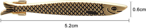 Yoursfs Unique Goldfish Tie Clip for Men Animal Fish Carp Tie Clip Bar Novelty Tie Clip Pin Jewelry Gift for Men...