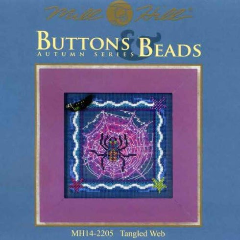 Mill Hill Beads Buttons Counted Cross Stitch kit - Tangled Web...