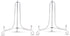 Artliving (2 pack 5 inch Iron Plate Stand, Silver Iron Easel Plate Display Photo Holder Stand, Displays Picture Frames,Decorative Plates, Tablets ...