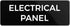 Electrical Panel Sign, Durable ABS Plastic with Full Adhesive Backing, Sign for Door or Wall, 2x6"...