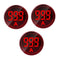3pcs Digital Display AC Current Indicator, 22mm Round Head LED Current Tester 0~100A Ammeter Monitor (Red)...
