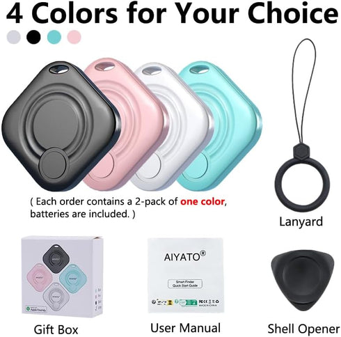 Key Finder Locator with Sound Find My Luggage Key Tracker Powerful Bluetooth Luggage Tracker with Sound Item Locator for Keys Bags Wallets Pet,Pho...