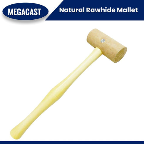Natural Rawhide Mallet Tool, Professional Rawhide Hammer Head Mallet for Rounding Ring Shanks, Jewelry Making, Leather working, Woodworking, Size ...