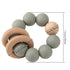 Silicone Baby Teether, Food Grade Silicone & Beech Baby Teething Toy, BPA Free (Sage)...