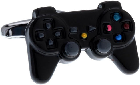 Computer Video Game Controller Pair Pair Cufflinks in a Presentation Gift Box & Polishing Cloth...