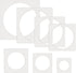 14 Pieces Large Stencil for Painting on Wood Plastic 5 Point Stencil Template Paint Stencils for Fabric Walls Arts Paper Home Decoration (Circle)...