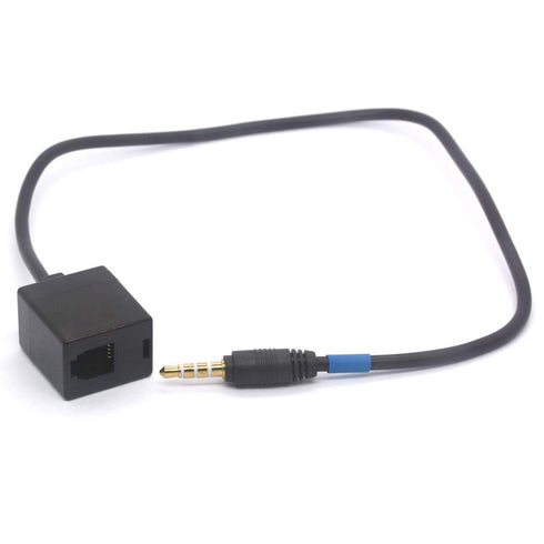 Headset Buddy RJ9 4P4C Female to 3.5mm Male Cell Phone Adapter Cable for Cisco, Avaya Telephone 40cm...