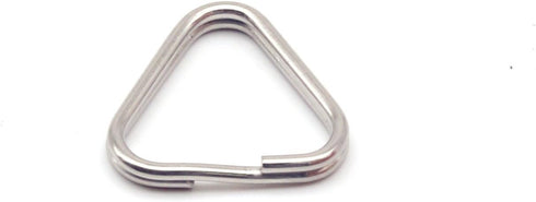 2pcs Camera Eyelet Ring Split Ring Lug Ring Triangle Strap Ring Hook for DSLR RF Mirrorless Camera (Stainless Steel)...