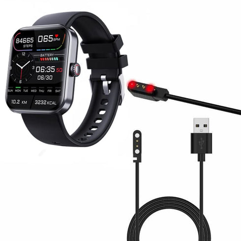 USB Cable for F57L smartwatch, Barn Eleven F57l, BINGONE,Grewas,Soputry,Bysku,YunYe,Flashstar, Aobialen,YAOBFUL F57l Smartwatch Charger...