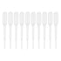 PATIKIL 0.2ml Pipettes Dropper, 120pcs Plastic Pipettes Disposable Pipette Transfer Pipette Calibrated Plastic Eye Dropper with Scale for Science ...