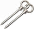 Hammock Hanging Kit, 2 Pack Hammock Chair Hook eye Hooks Heavy Duty Hooks Stainless Steel Hammock Hook Carabiner Set Swing Hardware for Hanging Yo...
