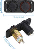 MMOBIEL Universal Waterproof Two Hole USB Charger Power Socket 12V-24V 5V 2.1A and Cigarette Lighter incl Wiring Kit......