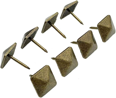 Antique Upholstery Nails Furniture Tacks Square Head Nail Pin Decorative Nails for DIY Project, Jewelry Wooden Boxes, Antique Drawer Repairing, Ho...
