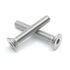 M10-1.5 x 55mm Flat Head Socket Cap Screws Bolts, Stainless Steel 18-8 (304), Bright Finish, Allen Socket Drive,Machine Screws Inner Hex Screw Fas...