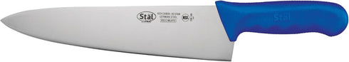 Winco 10" Commercial-Grade Chef's Knife with German Steel Blade, Blue...