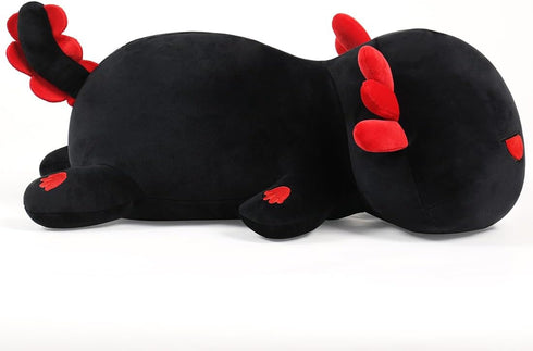 Black Axolotl Plush Pillow Cute and Soft Axolotl Stuffed Animal Kawaii Plushie Toy Great Gift for Kids, 12"...