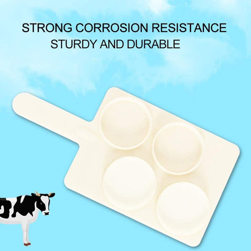 Milk Sampling Tray, HL-MP47B ABS Milk Collection Sampling Tray Cattle Farm Laboratory Mastitis Test Board for Animal Husbandry Supplies...