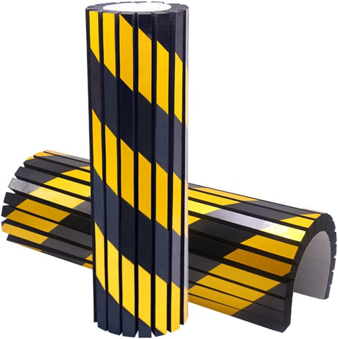 Garage Wall Protector Foam Wall Column Guard for Parking Garages - Reflective Wall Edge Protector - 2 Pack Pole Guard - Wall Edge and Bumpers Guar...