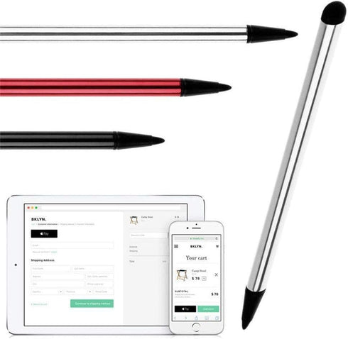 2Pcs Silver Stylus Pens for Touch Screens, Capacitive Pen Touch Screen Stylus Pencil for iPad Tablet Smartphone Cell Phones and Accessories...