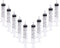 10 pcs 5ML/CC Plastic Syringe Disposable Individual Sealed Wrap Without Needle with Measurement for Scientific Feeding Pets Labs Watering Dispensi...