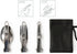 Folding Spoon Fork Knife Set Portable 3 in 1 Folding Dinner Flatware Utensils Stainless Steel Perfect for Camping Picnic Travel Hiking Backpacking...