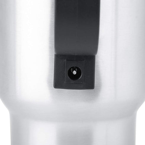 Car Kettle,Car Heating Cup,12v 450ml Stainless Steel Travel Mug Car Heating Cup, Fast Travel Heating Cup with Lid, Spill Proof, Electric Cup for H...