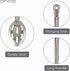 Perforated Stainless Steel Spoon - Serving Slotted Spoons for Restaurant - Large Metal Commercial Tablespoon for Cooking 3 Pcs...