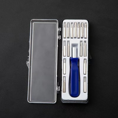 16 in 1 Premium Precision Screwdriver Set, Small Pocket Screwdriver Set with Phillips Flathead Tox Screwdriver Bits, Mini Screwdrivers Kit for Ele...