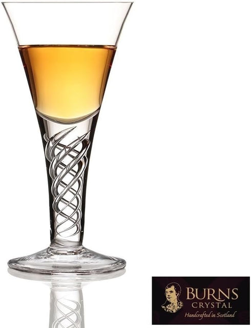 Burns Crystal The Jacobite Dram Whisky Toasting Glass 2 floz...