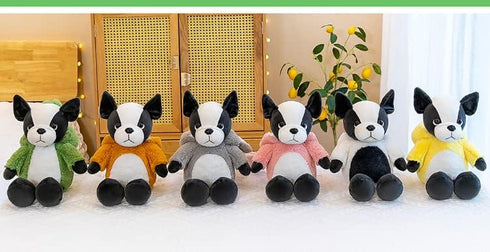 French Bulldog Stuffed Animal in Pink Bunny Costume, Adorable Plushies Bull Dog Wearing Pink Rabbit Outfit, Plush Toys as Great for Kids. Stuffed ...