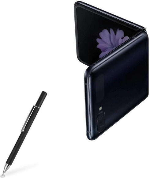 BoxWave Stylus Pen for Samsung Galaxy Z Flip (Stylus Pen FineTouch Capacitive Stylus, Super Precise Stylus Pen for Samsung Galaxy Z Flip - Jet Bla...