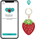 2 Pack 3in1 Cartoon Protective Case for Airtag Cover Samsung Galaxy SmartTag Cases Tile Mate Eufy Security SmartTrack Link Keychain Key Finder (1 ...