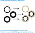 Rear Camera Lens Glass Replacement for iPhone 15 Pro Max Pre-Installed Adhesive with Installation Manual and Repair Tool Kits...