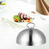 HEMOTON Cheese Melting Dome Stainless Steel Steam Basting Cover Heavy Duty Anti Oil Splashing Food Cover Dish Lid for Griddle Grill Restaurant Hom...