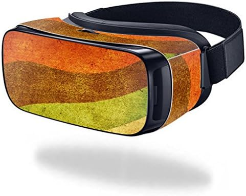 MightySkins Skin Compatible with Samsung Gear VR (Original) Cover wrap Sticker Skins Retro Stripes...