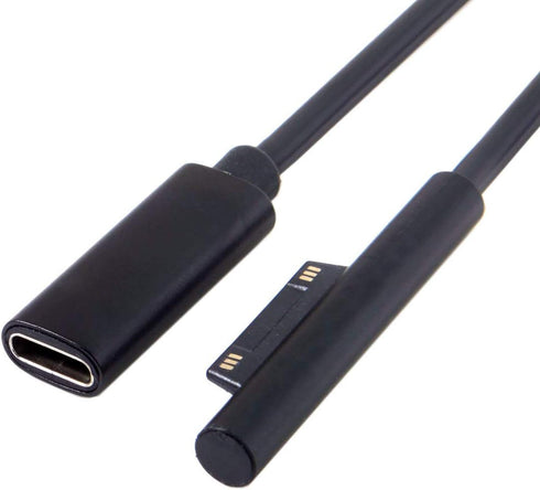 Cablecc DC 15V Type-C USB-C Female to Surface Pro3 Pro4 Pro5 Pro6 Book Pro Charge Cable for Laptop...