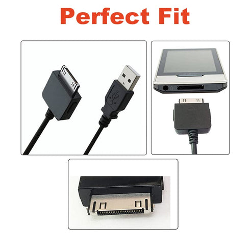 Adhiper Replacement USB Sync Data Transfer Zune Charging Cable Copper Wire Charger Cord Compatible with Microsoft Zune Zune2 ZuneHD MP3 MP4 Player...
