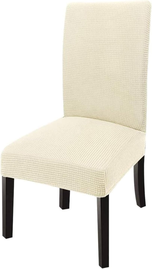 GoodtoU Chair Covers for Dining Room 4 Pack, Stretch Parson/Dining Chair Slipcover Removable Washable Chair Protector for Home/Restaurant/Banquet,...