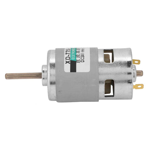 775 DC Motor, DC 24V/20000RPM 80W High Speed Low Noise High Torque Motor Extension Shaft Motor(24V20000RPM)......